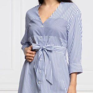 Armani Exchange Stripe Shirt Dress